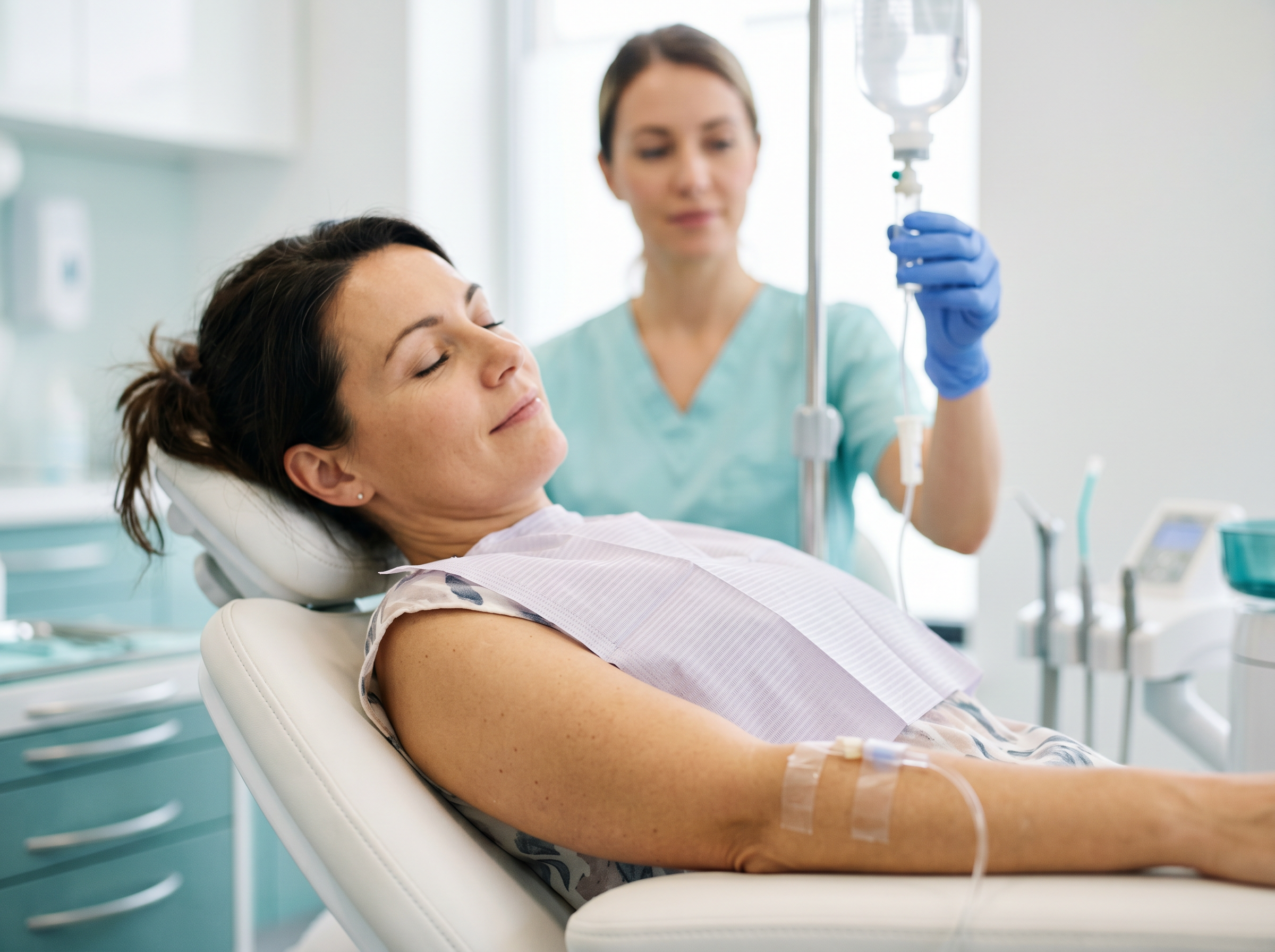 sedacion intravenosa dental paciente relajada Smilelife Madrid