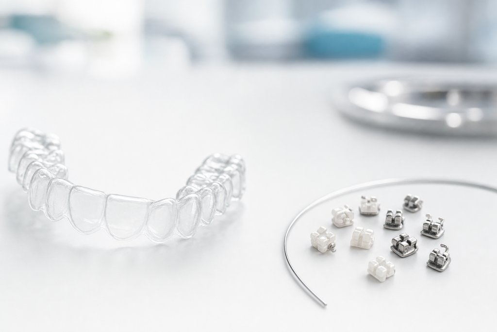 Invisalign vs brackets Smilelife Madrid